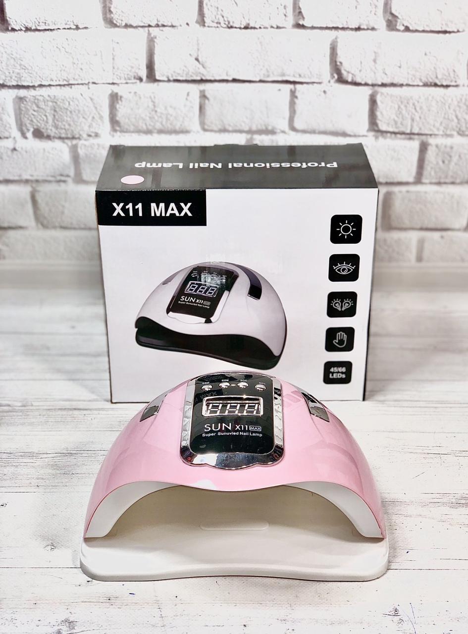 Sun X11 MAX Лампа маникюрна розова 280W UV LED Lamp nail лампа для сушіння нігтів