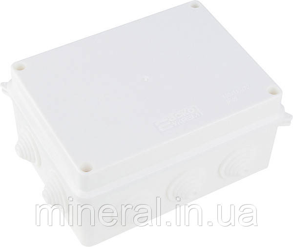 Коробка розподільча серії UAtmo РК 150*110*70, IP65, біла, зов.монтажу, (уп. 10шт) | АСКО-УКРЕМ (A0150170030)