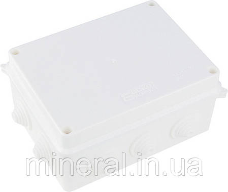 Коробка розподільча серії UAtmo РК 150*110*70, IP65, біла, зов.монтажу, (уп. 10шт) | АСКО-УКРЕМ (A0150170030), фото 1