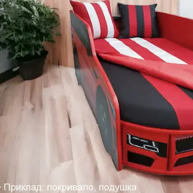 Ліжко машина БМВ Еліт комплект з матрацом купити недорого Україна