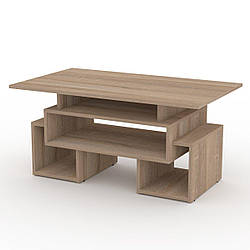 Стіл журнальний прямокутний з полцями Тандем Компаніт