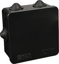 Коробка розподільча серії UAtmo РК 100*100*50, чорна, зов.монтажу, (уп. 20шт) | АСКО-УКРЕМ (A0150170033), фото 3