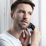 Бритва електрична Xiaomi ENCHEN BlackStone 3 чоловіча для сухого та вологого гоління з акумулятором та дисплеєм, фото 4