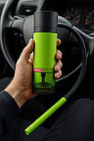 Міні кальян портативний для авто/машини зелений - дорожній компактний кальян 24×6,7 см зеленого кольору, фото 2