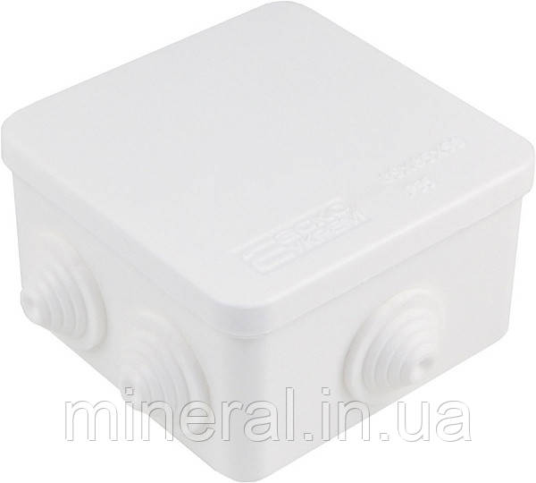 Коробка розподільча серії UAtmo РК 85*85*50, IP65, біла, зов.монтажу, (уп. 9шт) | АСКО-УКРЕМ (A0150170028)