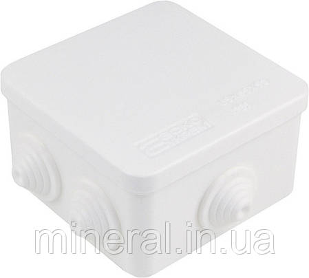 Коробка розподільча серії UAtmo РК 85*85*50, IP65, біла, зов.монтажу, (уп. 9шт) | АСКО-УКРЕМ (A0150170028), фото 1