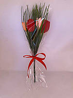 Букет мильних тюльпанів. Мило ручної роботи