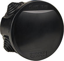 Коробка розподільча серії UAtmo РК 50*50, чорна, зов.монтажу, (уп. 25шт) | АСКО-УКРЕМ (A0150170036), фото 3