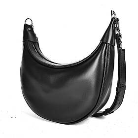 Сумка жіноча "Селена" натуральна шкіра , чорна матова