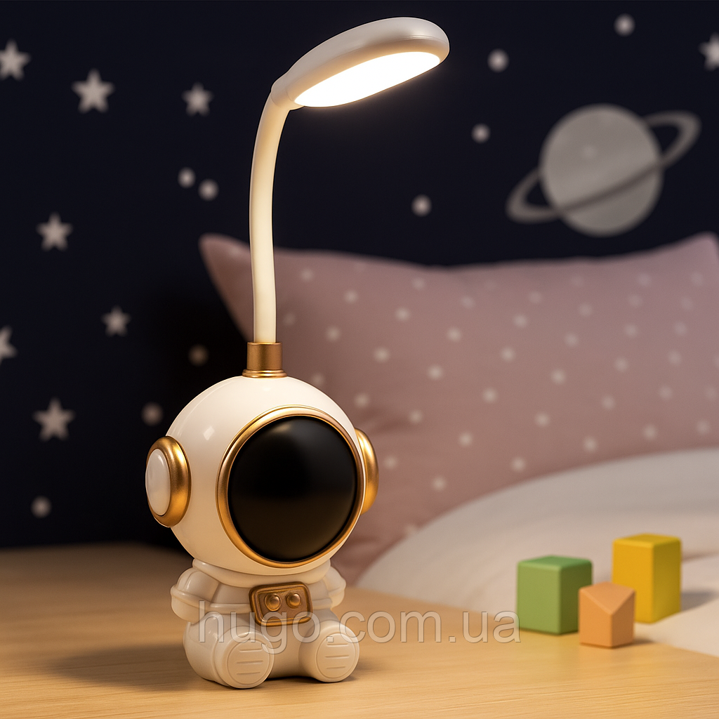 Настільна світлодіодна лампа космонавт AB-TD58 / Дитяча лампа нічник / Настільна світлодіодна лампа, фото 1