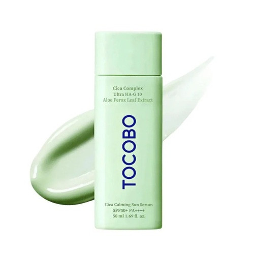 Tocobo Cica Calming Sun Serum SPF50 Сонцезахисний крем для чутливої ​​шкіри, 50 мл