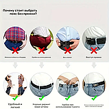 Ремінь Еластичний унісекс сірий, фото 4