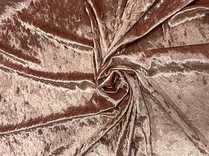 Оксамит Мармур Пудра-персик