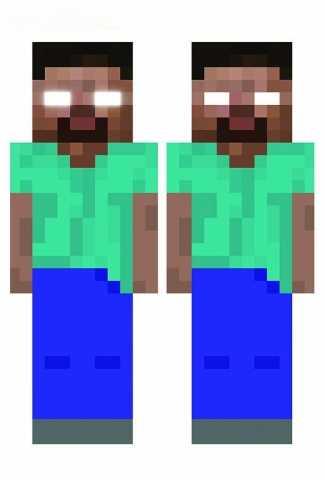 Дакімакура 150х50 см Херобрін Майнкрафт Minecraft Подушка з наволочкою обнімашка двухсторння, фото 1