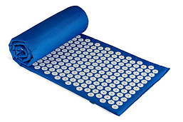 Аплікатор Кузнєцова серія Eko-Max Синій (Килимок 40х167 см + Чохол) – Масажний комплект для комфорту та розслаблення