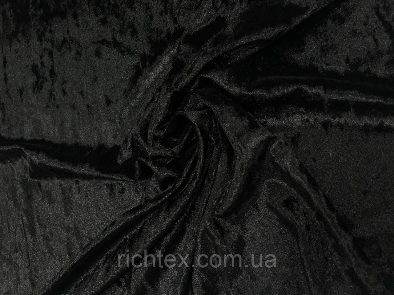 Оксамит Мармур Чорний, фото 1