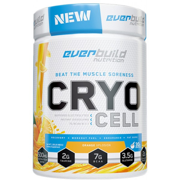 Амінокіслоти Everbulid Cryo Cell BCAA 8:1:1 486g