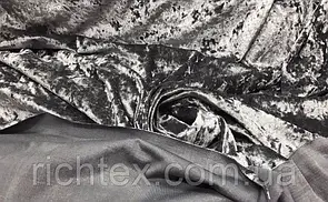 Оксамит Мармур Сірий