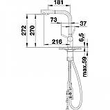 Кухонний змішувач Blanco FONTAS-S II PVD Steel, фото 6