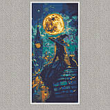 Алмазна мозаїка/вишивка Юна відьма 40*80 см Орігамі OD 5130, фото 4