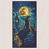 Алмазна мозаїка/вишивка Юна відьма 40*80 см Орігамі OD 5130, фото 5