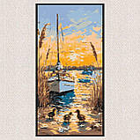 Алмазна мозаїка/вишивка Тепло літнього вечора 40*80 см Орігамі OD 5150, фото 5