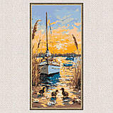 Алмазна мозаїка/вишивка Тепло літнього вечора 40*80 см Орігамі OD 5150, фото 3