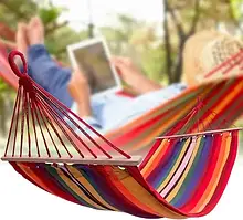 Гамак із планкою 150х200 см із планкою 120 см, Гамак 150*200 см. планка 120 см до 150 кг