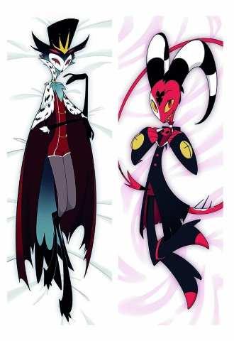 Дакімакура 150х50 см Бліц та Столас Адський бос Подушка з наволочкою обнімашка двухсторння, фото 1