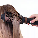 Мультистайлер 6в1 фен щітка VGR V-491 набір для укладання волосся 3 режими 6 насадок, фото 10