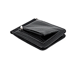 Шкіряний затиск для грошей на магніті Marco Coverna (124) black, фото 6