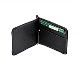 Шкіряний затиск для грошей на магніті Marco Coverna (124) black, фото 7