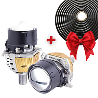 Автомобильные светодиодные линзы AMS ULTIMATE U2 3.0 64 Вт белый свет на ближний и дальний