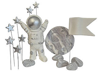 Цукрова прикраса для торта Космос