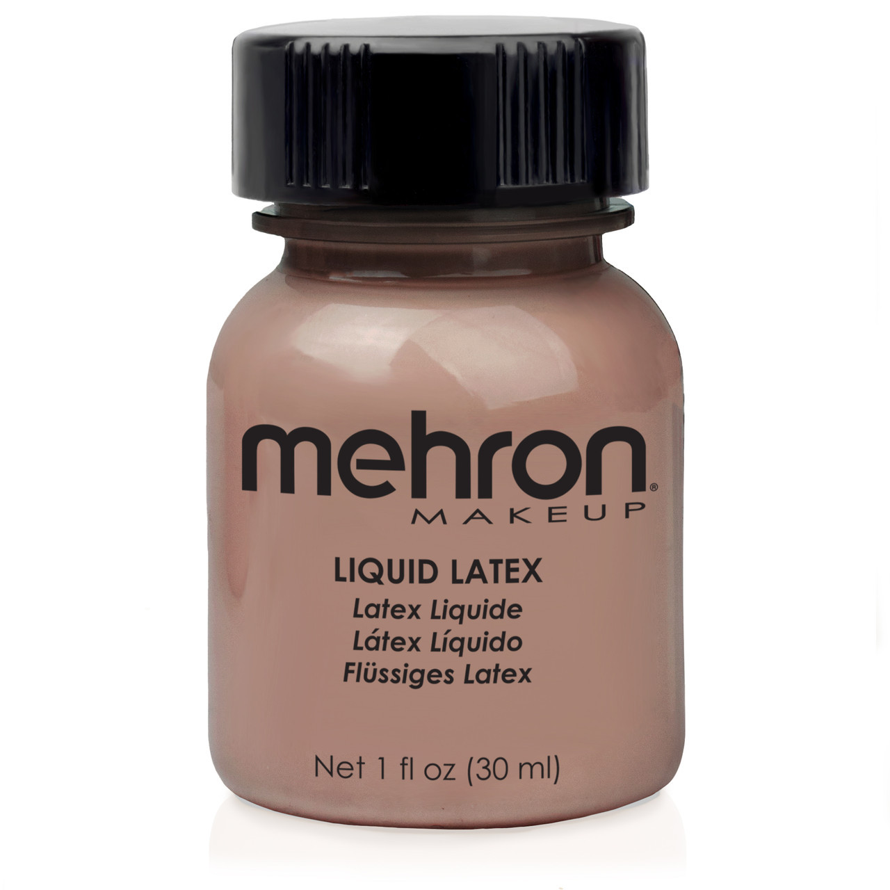 Рідкий латекс MEHRON Latex Liquid with Brush Dark Flesh (Темна шкіра з пензликом), 30 мл
