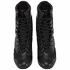 Боксерки шкіряні чорні для тренувань і змагань Fistrage Fight Gear 4543 розмір 44 Black, фото 6