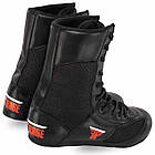 Боксерки шкіряні чорні для тренувань і змагань Fistrage Fight Gear 4543 розмір 44 Black, фото 3