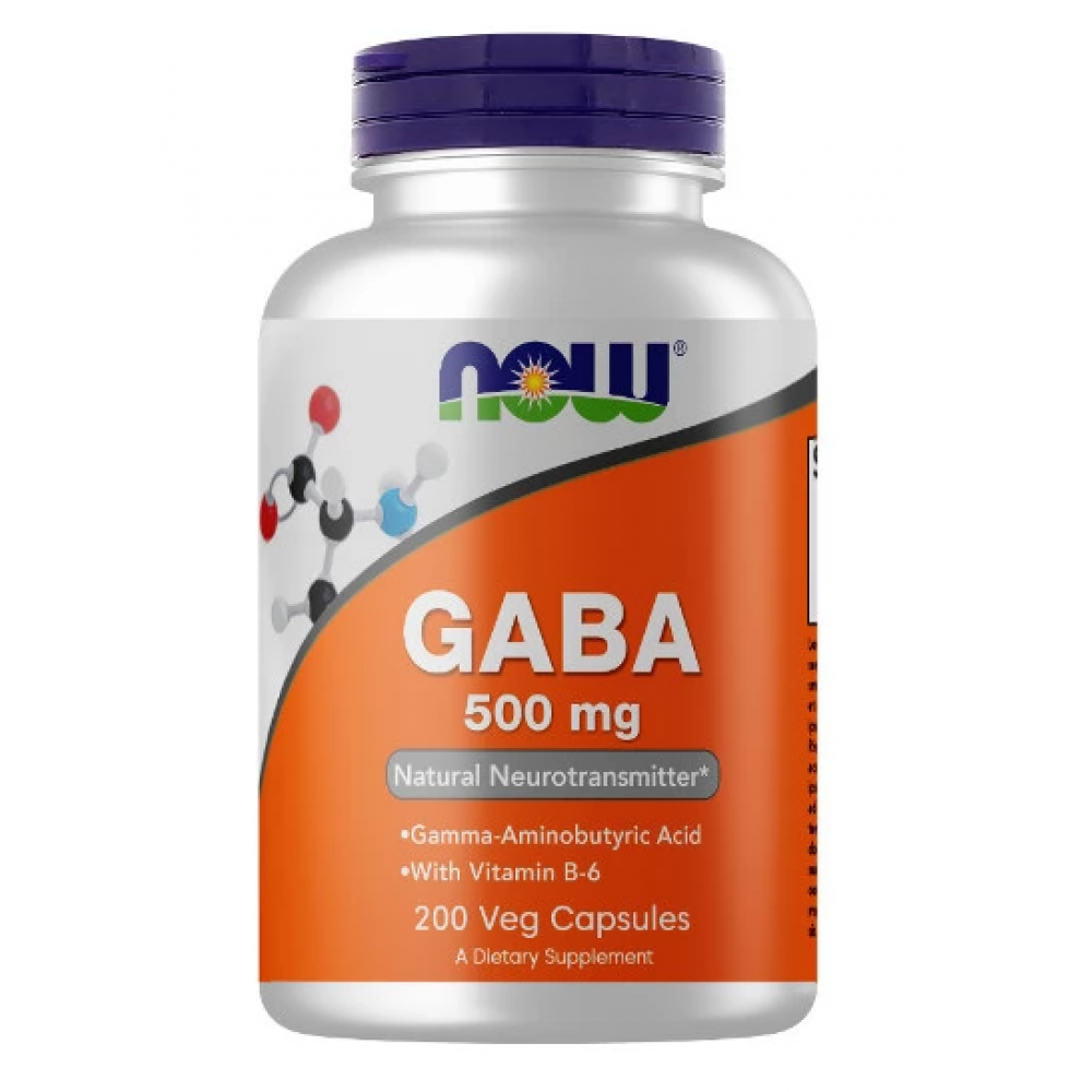 GABA 500mg - 200 veg caps, фото 1