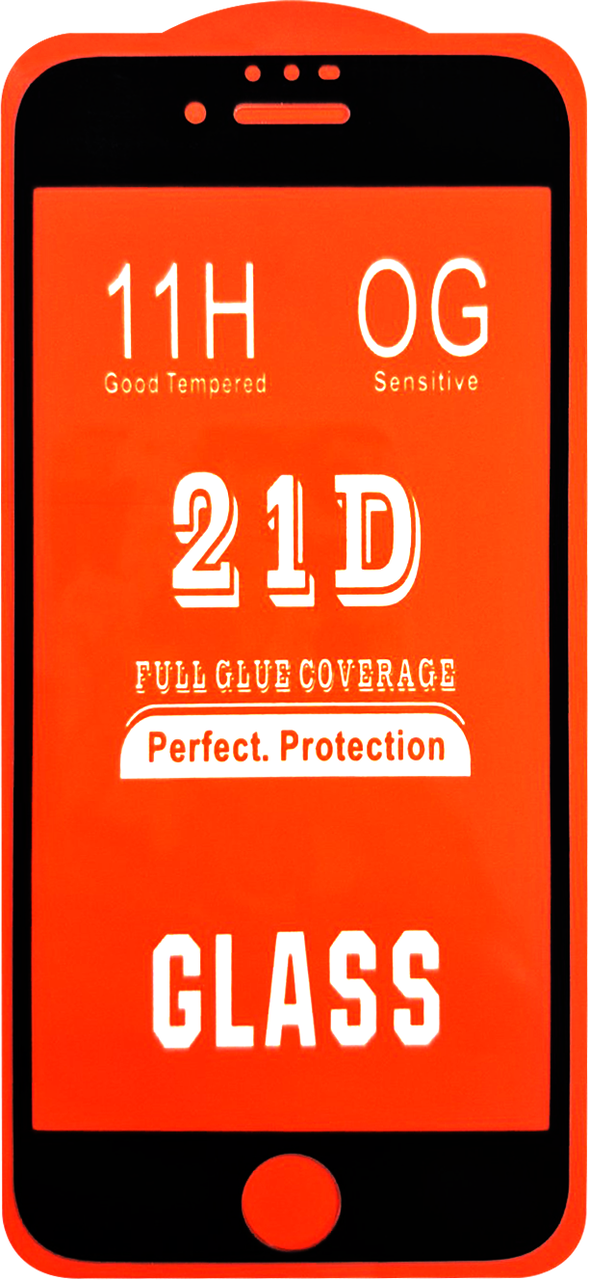 Захисне скло iPhone 7/8/SE2020 black frame 11H