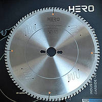 Пила дискова по алюмінію HERO ALU 300x3.5x3.0x30 96z (-6 град.) для торцювання та різу під кутом