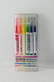 Набір маркерів 6 кольорів Флуоресцентних (FM-6004)