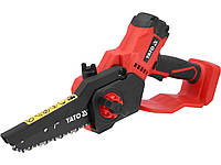 Пила аккумуляторная YATO: 18 В Li-Ion, шина- 7"/17,6 см, 31 звено (БЕЗ АККУМУЛЯТОРА) [4]