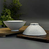 Фарфорова піала зі срібленням «Морська піна» Біла (1шт 75мл), фото 2