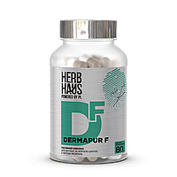 Дієтична добавка для догляду за жирною шкірою у періоди висипань DERMAPUR F HerbHaus капсули №80
