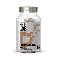 Дієтична добавка для підтримки ремісії та догляду за комбінованою шкірою DERMAPUR S HerbHaus капсули №80