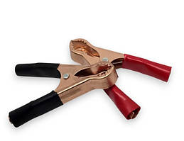 Затискачі (крокодили) електричні 75 мм струм 50 А (пара)