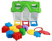 Сортер пластиковий "Ферма" Toys plast, розвиваюча іграшка для малюків із безпечного пластику