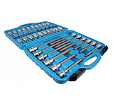 Набір ключів торцевих 1/2" Torx 32 шт. Silver S10635, фото 4