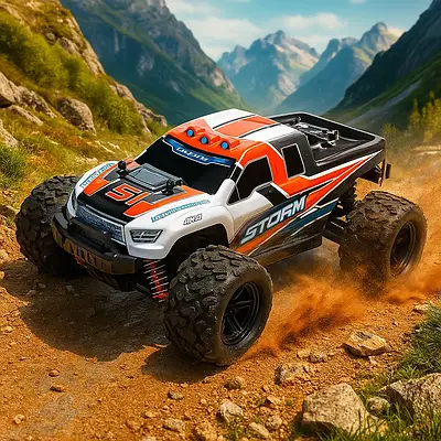 Радіокерований пікап позашляховик зі швидкістю 36 км/год / Крута іграшка автомобіль монстр трак 1:18 7.4V 4x4