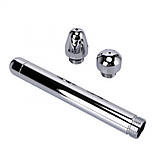 Анальний душ, пряма насадка для анального і вагінального душу з трьома насадками, фото 2